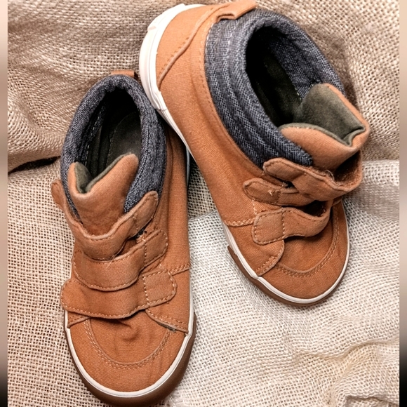 Little Boys Brown Work Boots - Picture 2 of 7